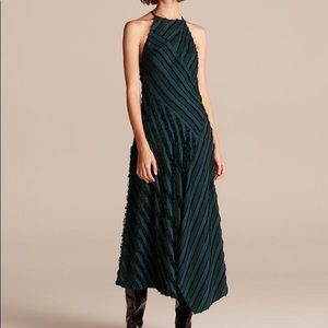 Rebecca Taylor eyelash fringe maxi dress. NWT